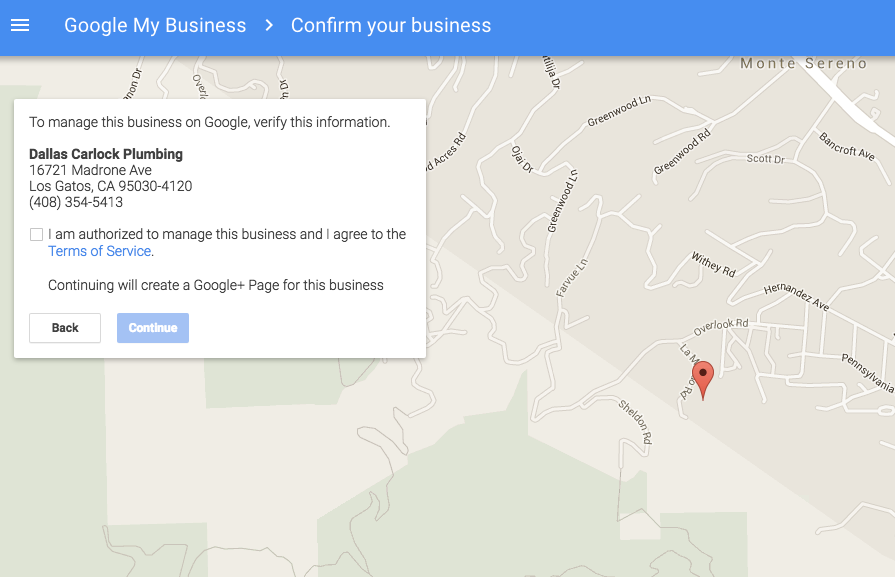 screenshot google unclaimed listing