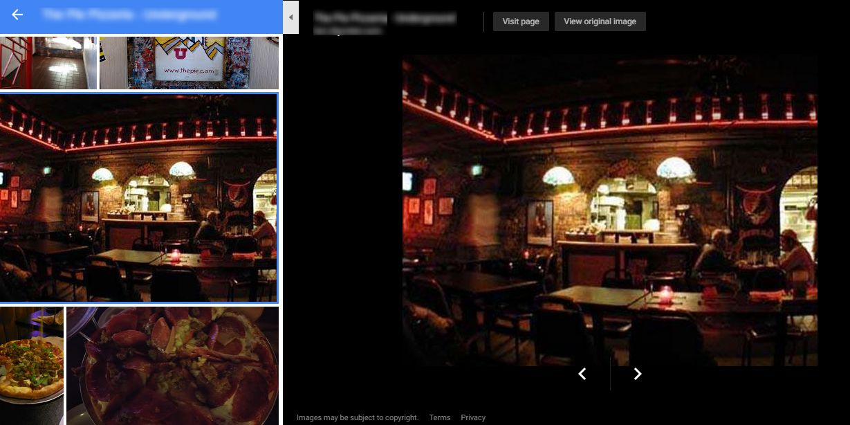 google my business interior photos