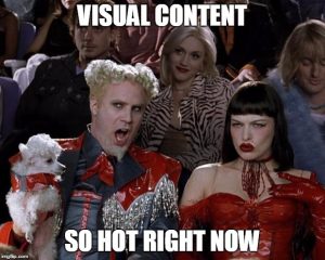 Visual content for social media