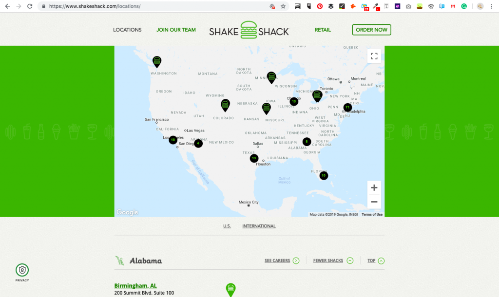 Shake Shack URL Structure Optimization