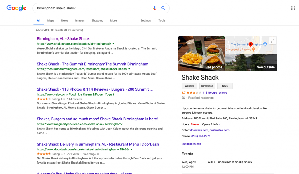 Shake Shack URL Structure Optimization 4
