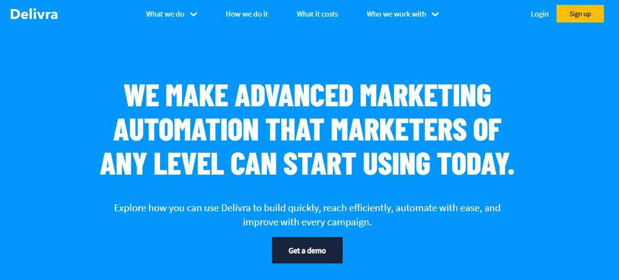 Delivra | Advance marketing automation 