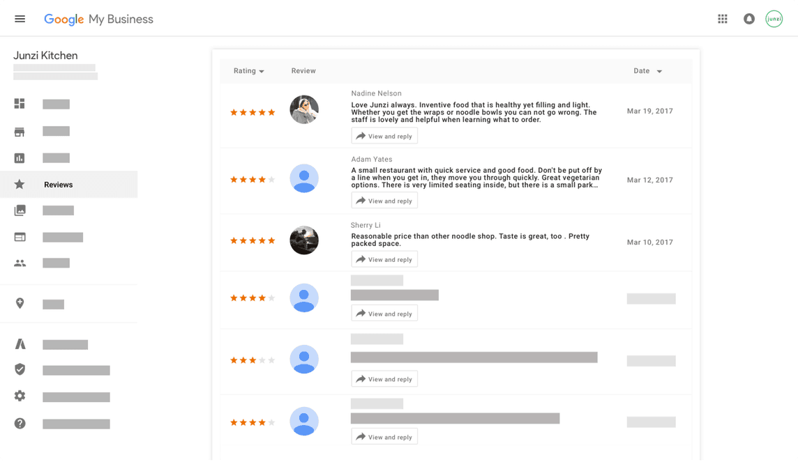 Respond to your reviews to your google my business account and gain visibility and better rankings
