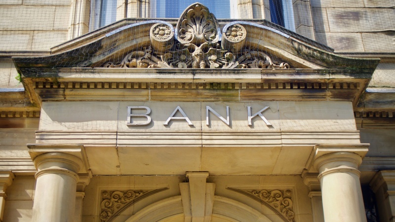 A photo of a bank