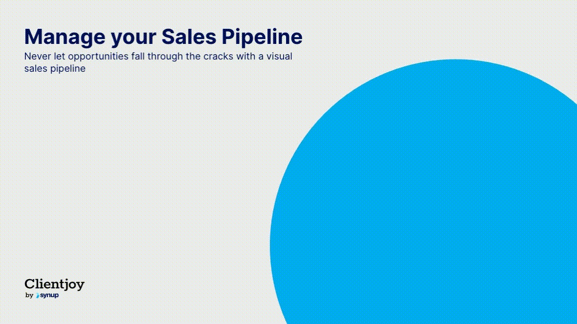 Manage Your Sales Pipeline