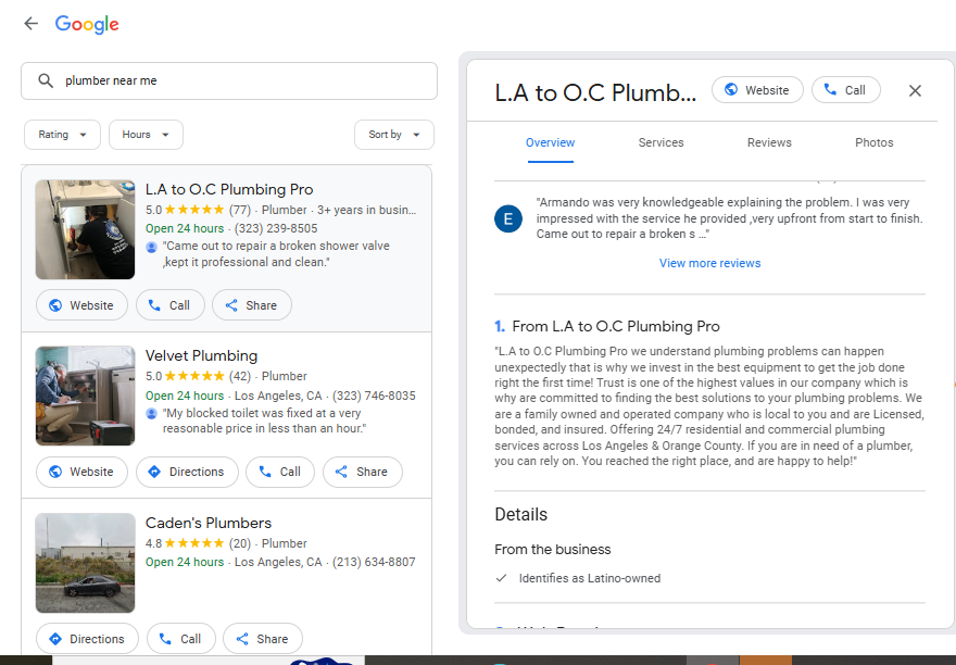 Home Services Business Profiles