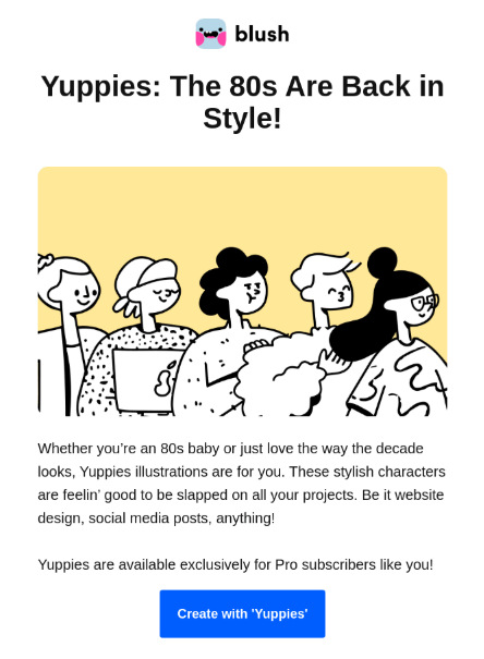 New launch emails 