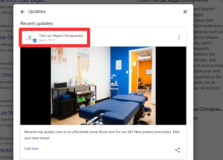 local search results and Maps