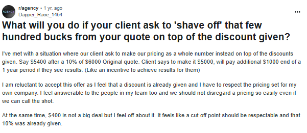 Common Red Flags by Clients