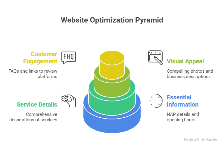Website Optimization Pyramid