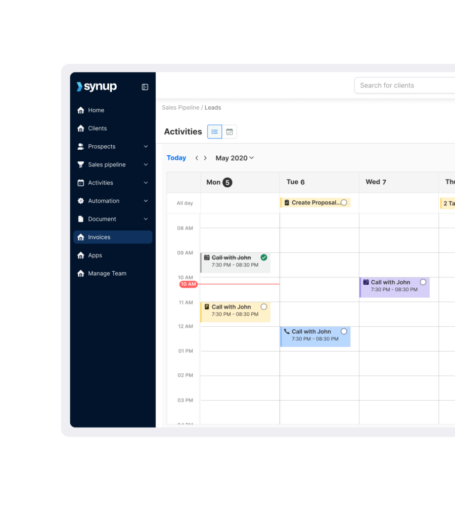Synup OS Client Growth Signals