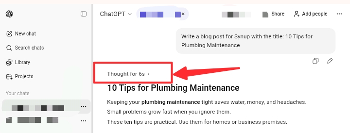 AI written generic article