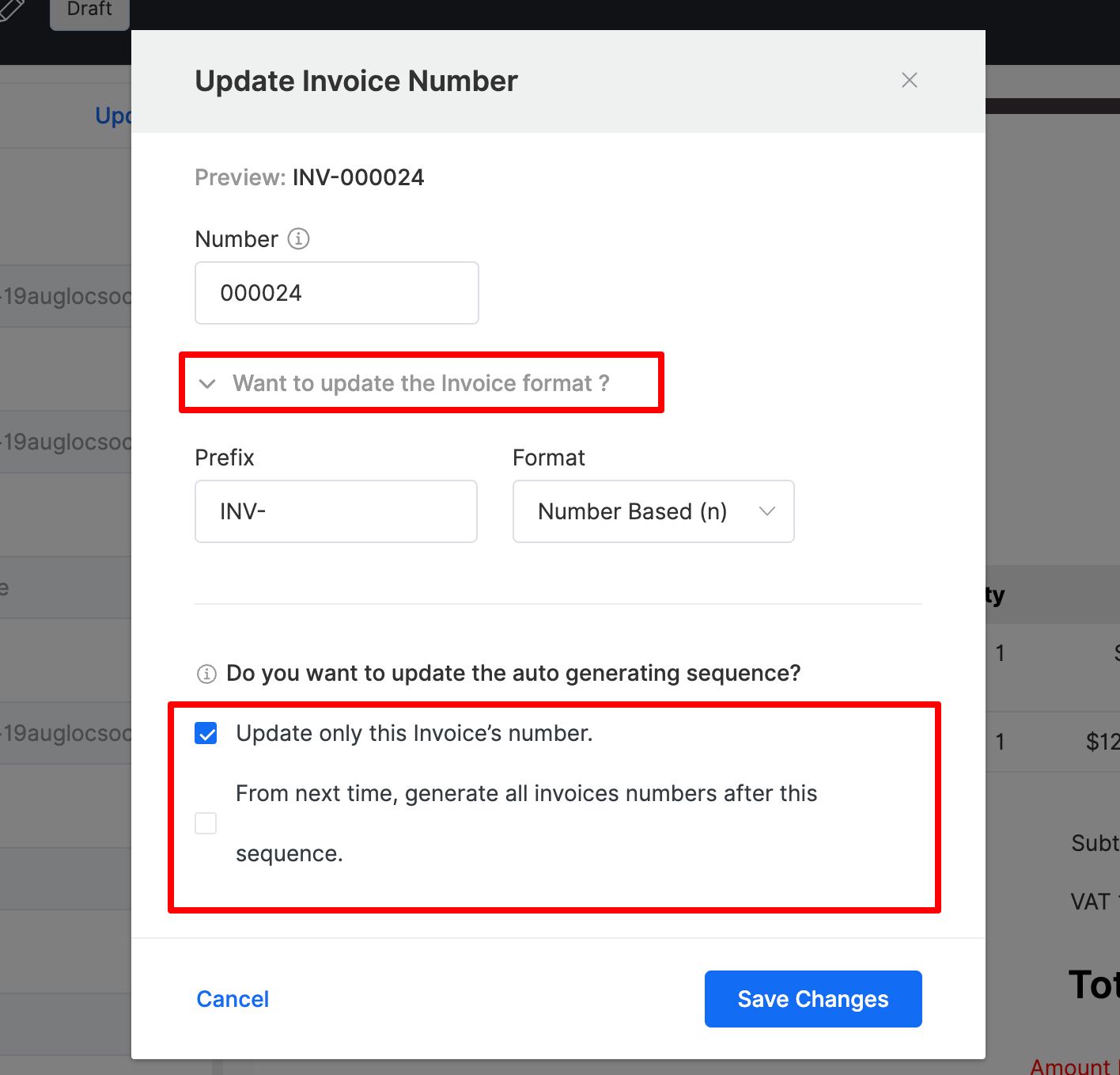 Synup OS Update Invoice